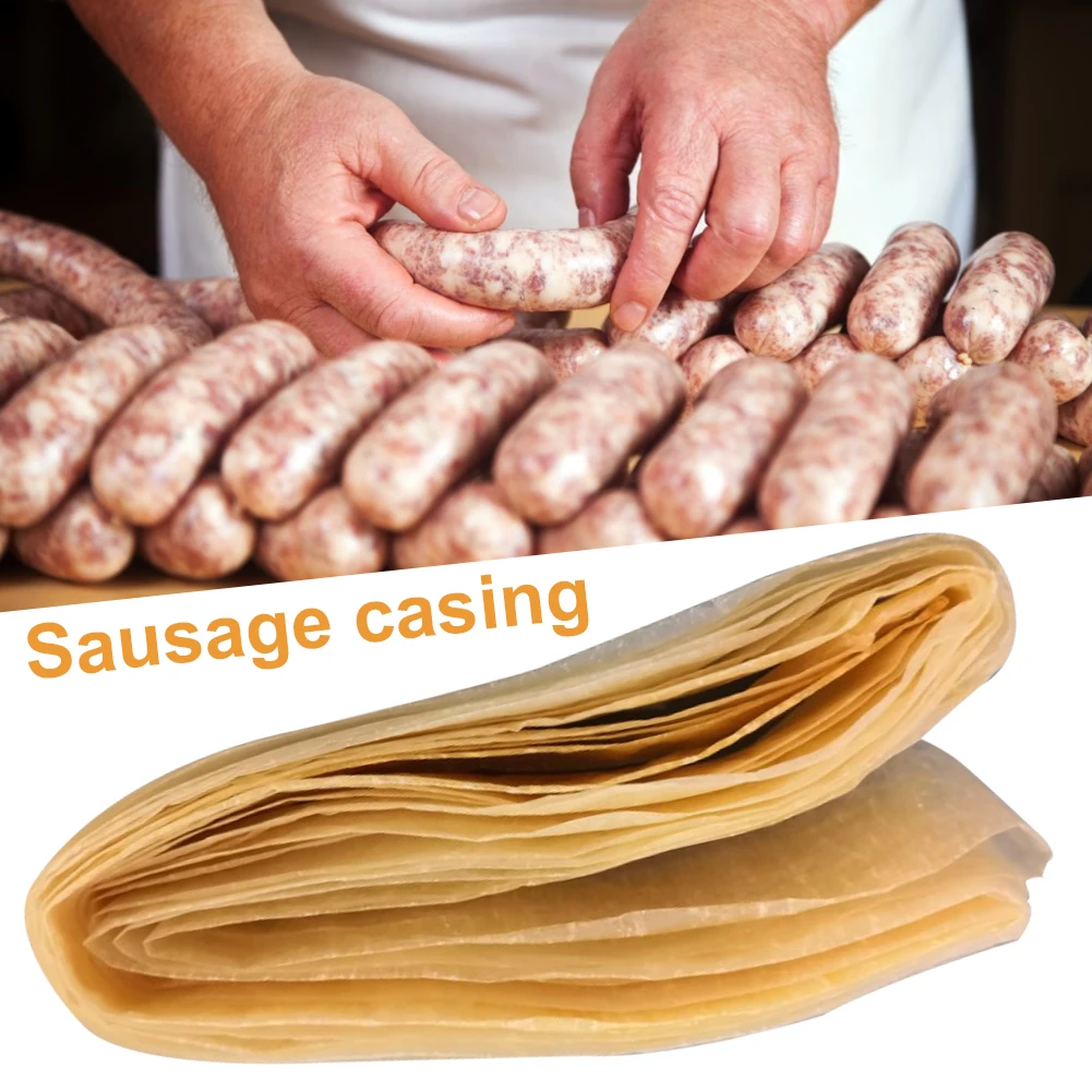Sausage Packaging Tool 8m*22mm Sausage Tube Casing for Sausage Maker Mach lsT BY 