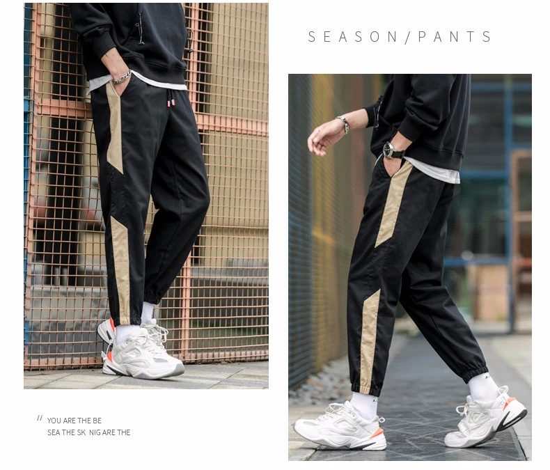 Мужские брюки карго pantalones hombre хип поп-брюки многокарманные уличные спортивные брюки Hombre мужские повседневные Модные брюки мужские