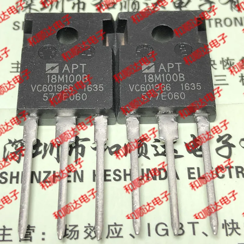 2 шт./APT18M100B-247 1000V 18A TO247