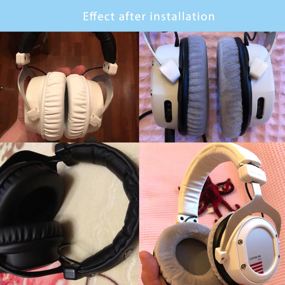 Beyerdynamic Custom One Pro 이어 패드 귀마개 범퍼 쿠션 컵 베개 커버 헤드 밴드 용 NULLKEAI 벨벳 교체 부품