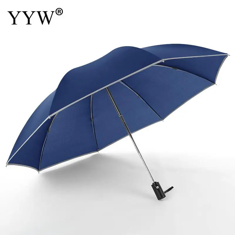 

Umbrella Female Automatic Folding Sun Women Men Umbrella Machine Changeling Parasol Anti-Uv Ambrella Pongee Reflective Paraguas