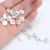 20Pcs Cloth Buttons Smooth Satin Covered Wedding Dress Back buckles Metal Shank Buttons for Tuxedo Suits Gowns Blouses Coats 5