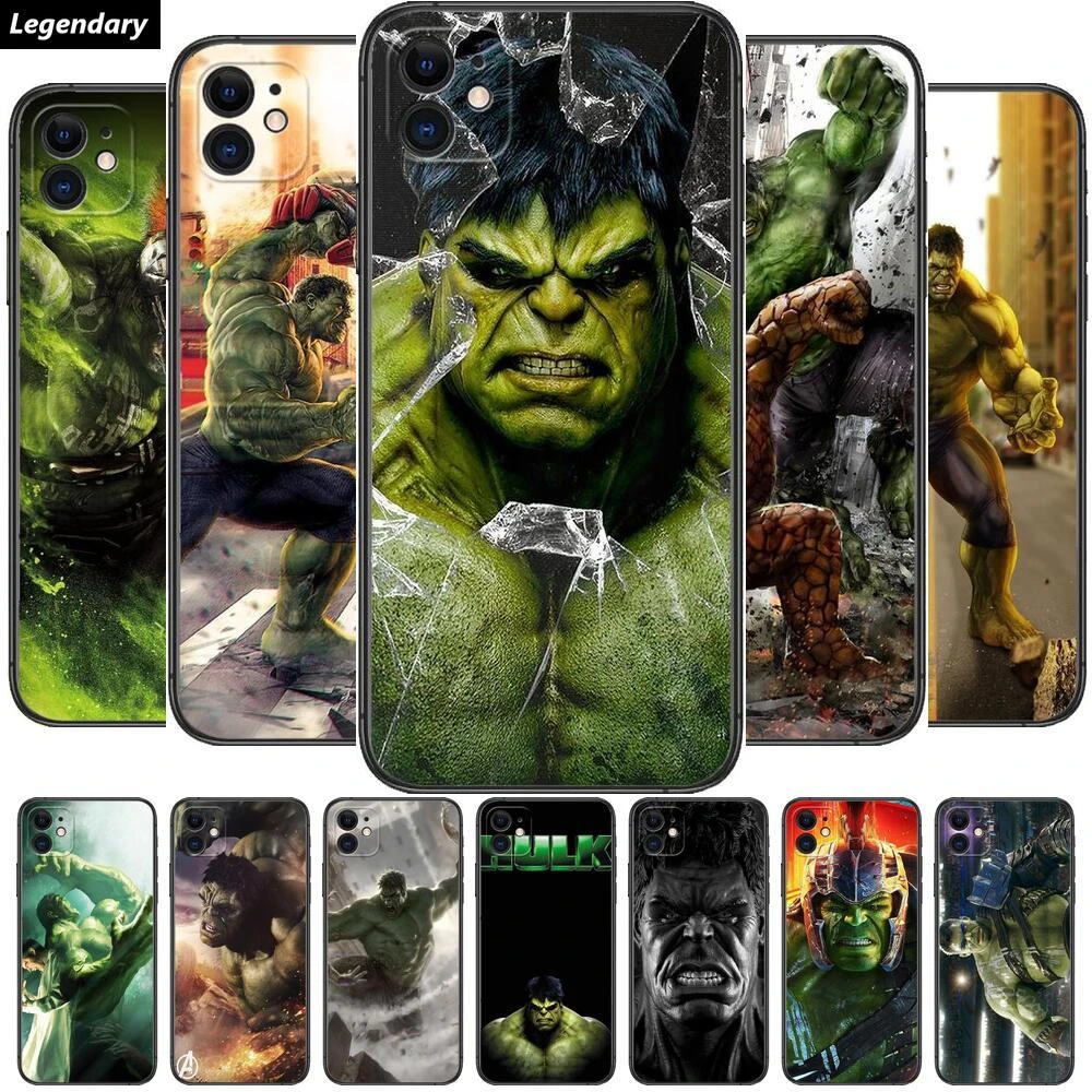 Hulk Marvel Phone Cases For iphone 13 Pro Max case 12 11 Pro Max 8 PLUS 7PLUS 6S XR X XS 6 mini se mobile cell iphone 13 phone case