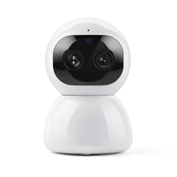 

1080P HD 2MP Cloud Dual-Lens Wireless IP Camera Wifi Auto Tracking Indoor Home Security Surveillance CCTV Network Camera
