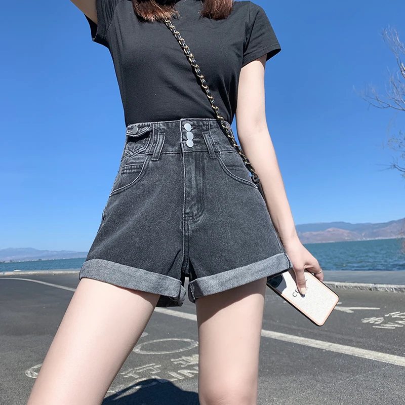 High Waist Shorts Jeans Women 