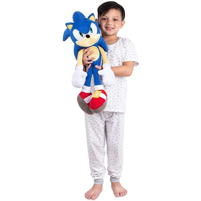  Squishmallow Kellytoy SEGA Sonic, Knuckles, Tails, Shadow Plush  Toy (8'' Sonic The Shadow) (SQK2821) : Toys & Games