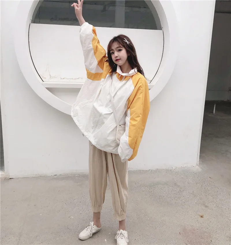 

Photo Shoot WOMEN'S Dress Spring New Style Versatile Trend Korean-style BF Students Uniform Coat Sports Casual Jacket Women's