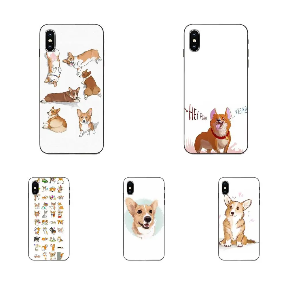 Попка корги для сна собаки Вельш Galaxy A3 A5 A6 A6s A7 A8 A9 A10 A20E A30 A40 A50 A60 A70 A80 A90 плюс