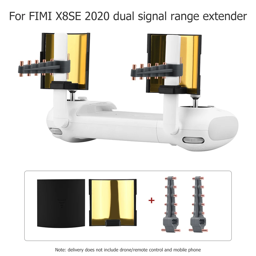 Drone Controller Remote Control Signal Mirror Extender Antenna Booster for FIMI X8SE Accessories Camera Len Cover Case Amplifier