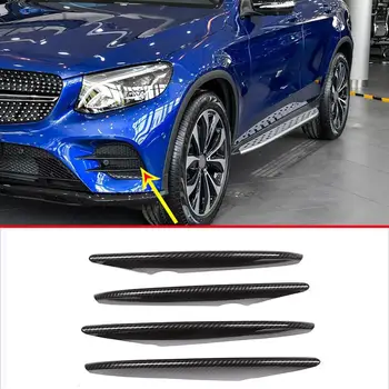 

4pcs/set Car Chrome Front Air Intake Grille Strips Trim Fittings Car Accessories for Mercedes-Benz GLC grade X253 2017 2018