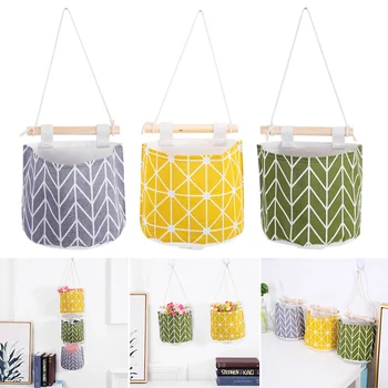 

Wall Door Hanging Storage Bag Home Organizer Toys Container Decor Pockets Pouch Multifunctional QP2