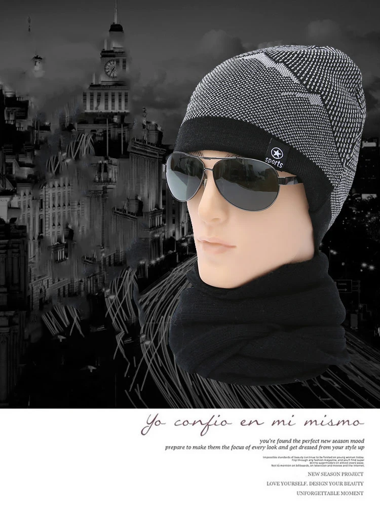Мужская шапка, теплая зимняя мужская вязаная шапка Skullies Beanies, шапка для женщин, толстая бархатная вязаная шапка, мягкая удобная шапка