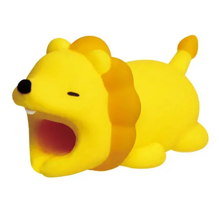 1 шт слон Dumbo протектор для Iphone Winder аксессуар для телефона, держатель chomper Лев модель животного - Цвет: lion