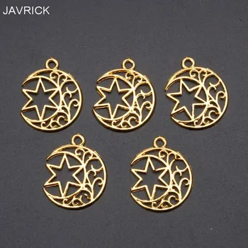 

5Pcs Moon Star Blank Resin Frame Pendant Open Bezel Setting Jewelry Making