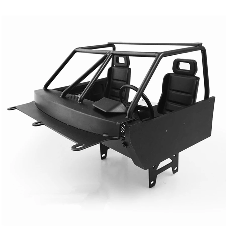 Rc игрушки автомобиль TF2 Mojave корпус оболочки кабины наборы интерьера подходит для 1/10 Масштаб дистанционного управления игрушка грузовик осевой Scx10 Chassis/Chassis шасси - Цвет: Черный