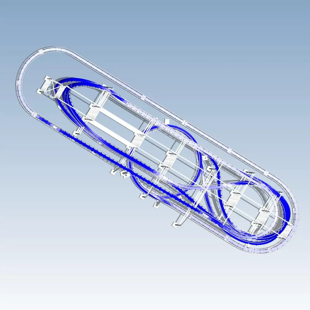 Roller Coaster Architecture Custom order high quality high precision digital models 3D printing ser