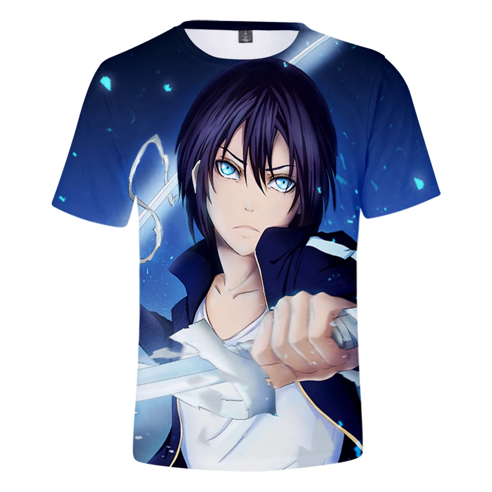 Noragami/Летняя футболка унисекс с короткими рукавами и рисунком; Новинка года; Модная Повседневная футболка с короткими рукавами; популярная Повседневная Базовая футболка