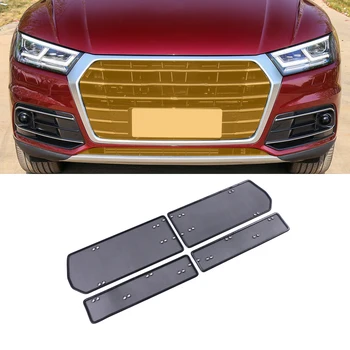 

For Audi Q5 FY 2018 2019 2020 Car Accessories Front Grille Insert Net Anti-insect Dust Garbage Proof Stainless Inner Cover Mesh
