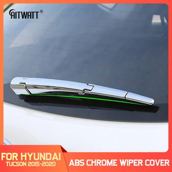 

AITWATT For Hyundai TUCSON 2015 to 2020 ABS Chrome Rear Window Wiper Arm Blade Cover Trim Sticker Car Styling Accessories 4pcs