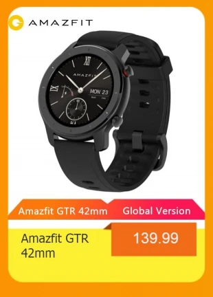 Глобальная версия Huami AMAZFIT Bip Lite Смарт часы 45 дней Срок службы батареи 3 АТМ водонепроницаемый мульти спортивные режимы для iOS Android