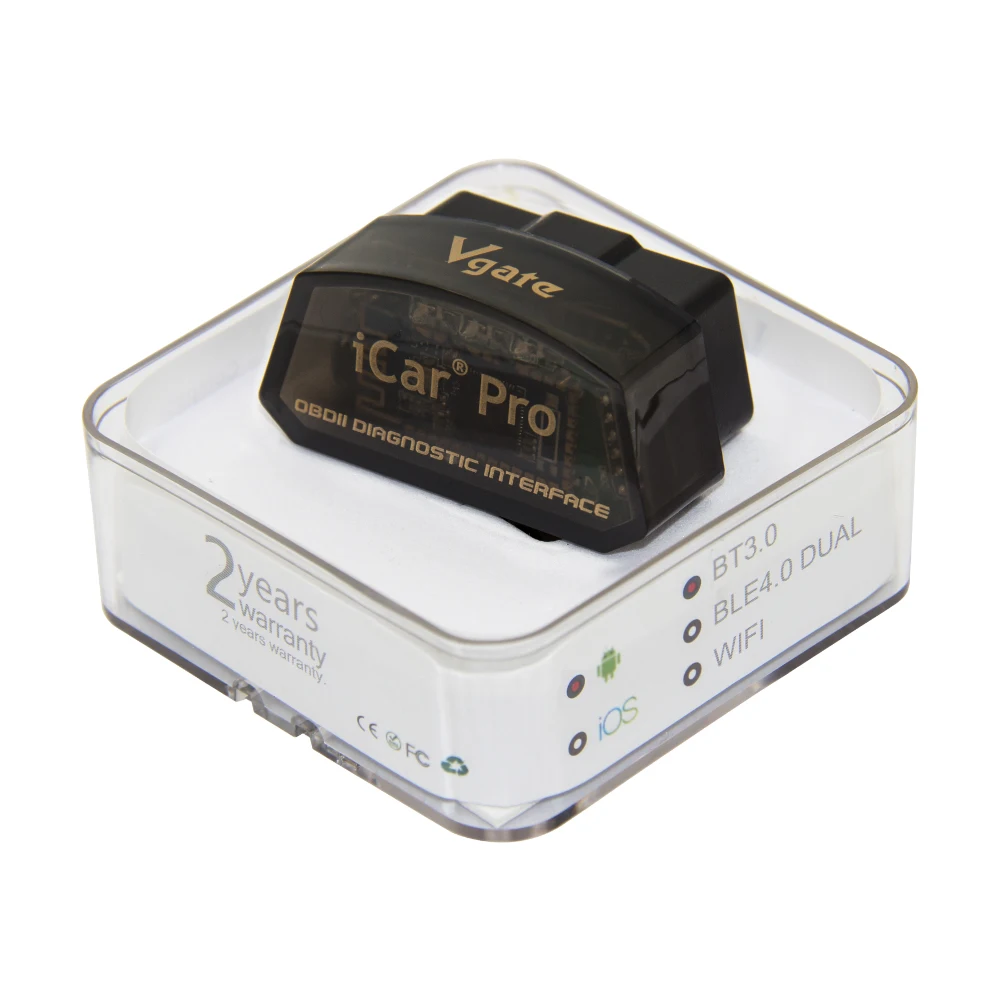 Vgate iCar Pro ELM327 V2.1 Bluetooth OBD OBD2 автоматический диагностический инструмент для чтения кодов SAE J1850 Mini ELM327 v2.1 для Android