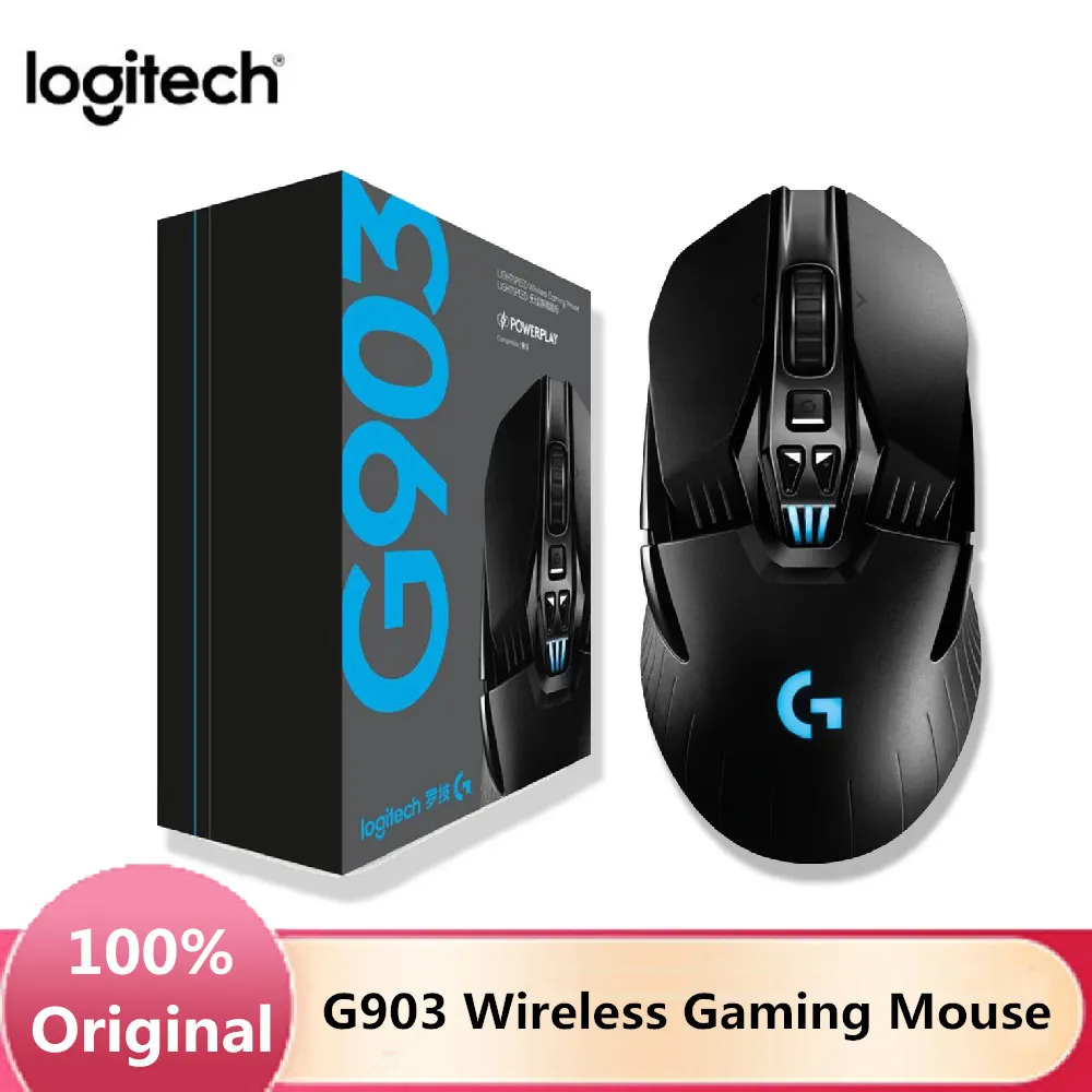 Беспроводная игровая мышь logitech G903 HERO сенсор LIGHTSPEED 16000 точек/дюйм | Компьютеры и