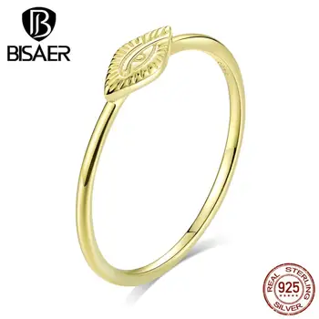 

Lucky Eyes Rings BISAER Hot Sale 925 Sterling Silver Guardian Lucky Eyes Finger Rings for Women Sterling Silver Jewelry ECR629