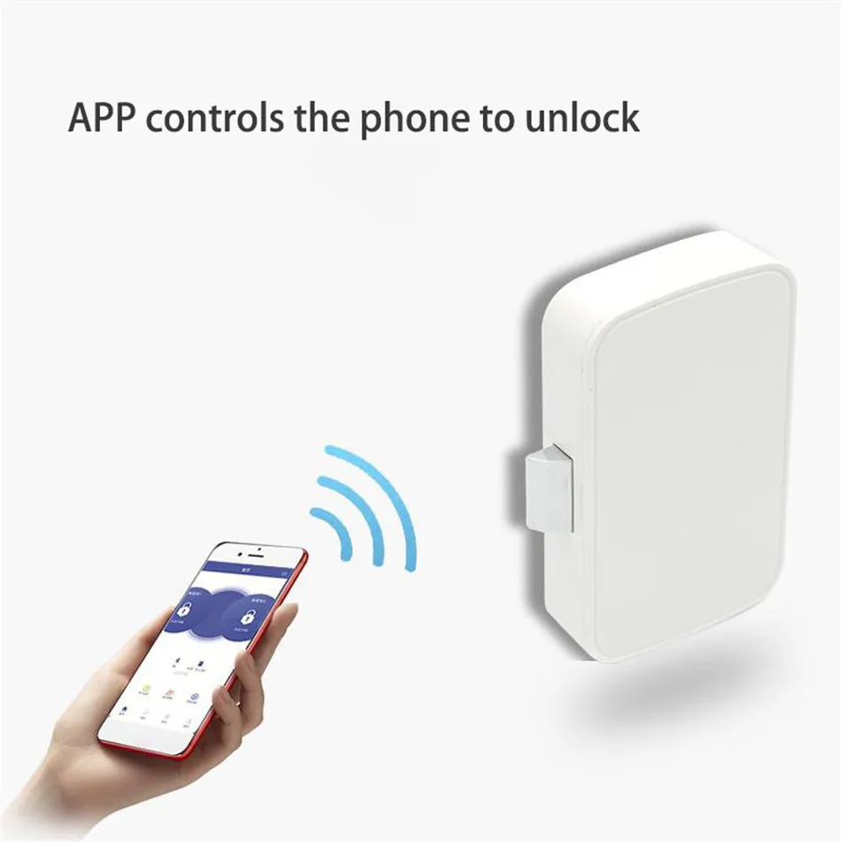 VOGVIGO, смарт, Bluetooth, приложение, замок для ящика, замок для шкафа, замок безопасности, невидимый, без сверления, без ключа, для домашнего офиса, файловый шкаф