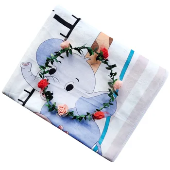 

1 Set Baby Monthly Milestone Blanket Newborn Photography Backdrop Baby Photo Background Photo Blanket for Baby Shower with Wreat