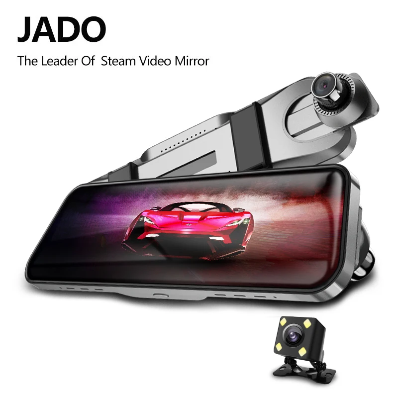 JADO D820s X2 потоковое зеркало заднего вида Dvr видеорегистратор era avtoregigstrator 10 ips сенсорный экран Full HD 1080P Автомобильный видеорегистратор