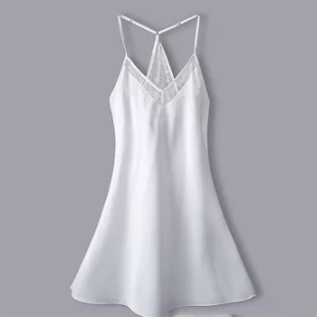 

Woman night sleepwear top tanks summer lace casual sleeveless underwear solid womens nightgown sleepwears