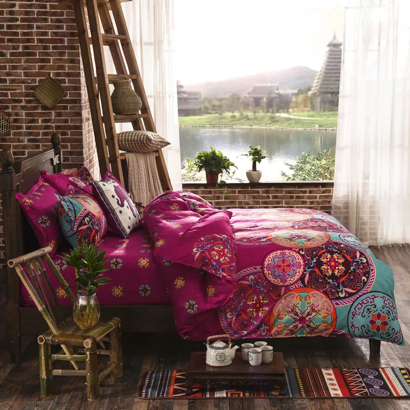 

Printed Kit Imitation Cotton Cultural Size Bedding Textile Iraqis Tune Quilt Cover Three