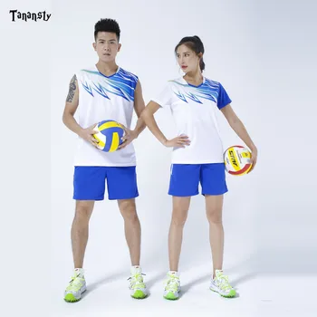 

2020 volleyball shirts Men Badminton Shirt pingpong sleeveless T Shirts Table Tennis Set Team Game Running Sport Fitness Gym