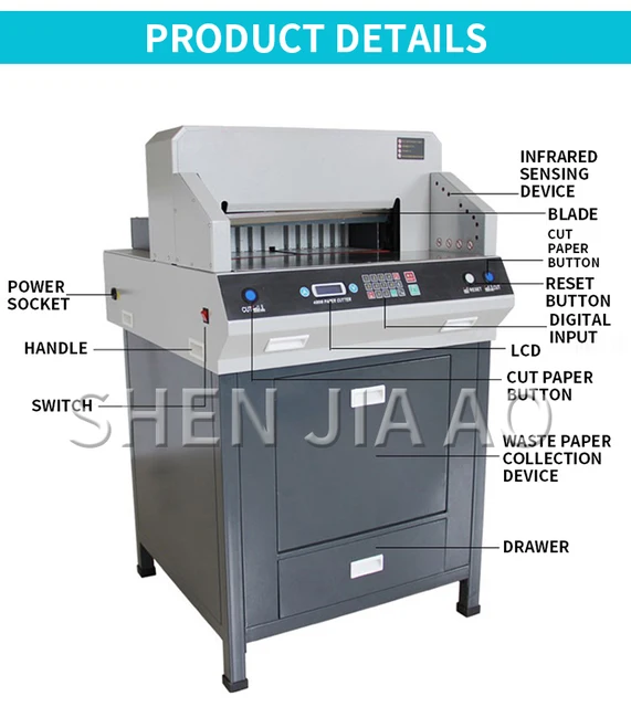 Electric Paper Cutter SF-480E - digital-finishing-systems