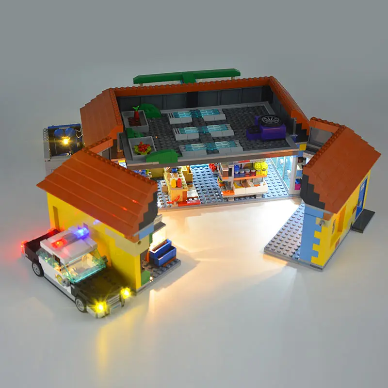 16004 Creator Cartoon Kwik-E-Mart House 2232 шт. 71016 модель уличного вида строительные Конструкторы кирпичи развивающие игрушки