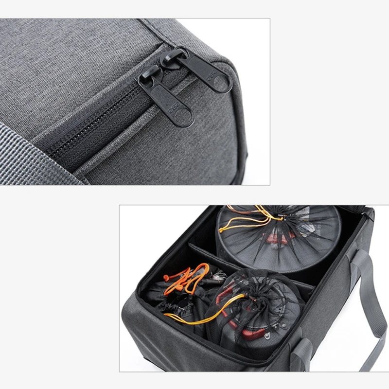 Basket Outdoor Camping Cookware Storage Gas Stove Gas Canister Carry Bag