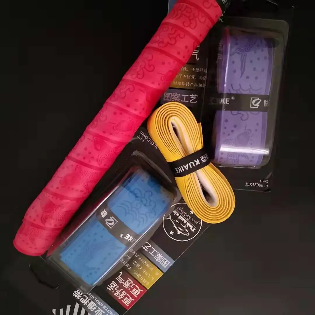 

Fishing Rod Sweat Absorbing Anti-Electric Insulation Fishing Rod Handle Anti-slip with Knitting Twine Belt Individual Package Va