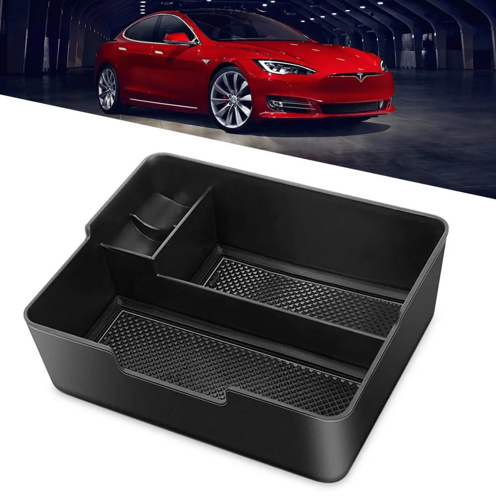 Для Tesla модель 3 центральный автомобильный подлокотник для хранения коробка