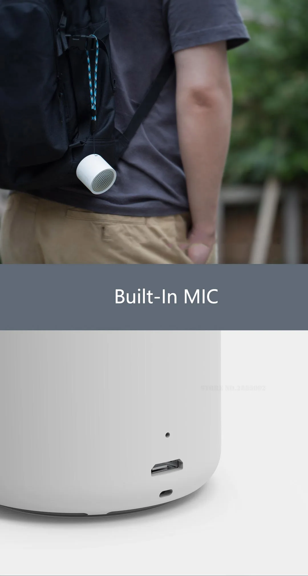 Xiaomi Youpin, портативный Bluetooth динамик, беспроводной стерео набор, 2,0, настоящий беспроводной стерео, 7 часов, долгий срок службы батареи, управление одной кнопкой