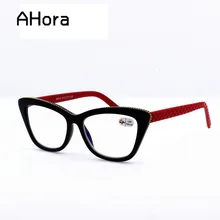 Ahora кошачий глаз очки для чтения для женщин сверхлегкие очки при дальнозоркости очки для чтения с диоптрий+ 1,0 до+ 4,0