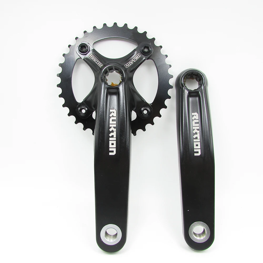 chainwheel RUKTION 104BCD 34T 170 мм велосипедная рукоятка MTB велосипед шатунная пластина из алюминиевого сплава велосипедная звездочка - Цвет: chainwheel