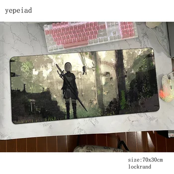 

nier automata padmouse 700x300x3mm gaming mousepad game Adorable mouse pad gamer computer desk best mat notbook mousemat pc