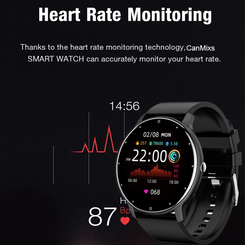 NEW ZL02 Men Smart Watch Heart Monitor Wireless Call Fitness IP68 Waterproof Sports Women Smartwatch for IOS Android Phones 2025