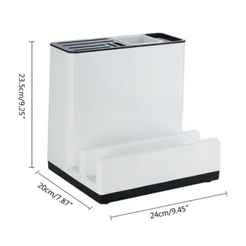 

Kitchen Knife Holder Kitchenware Storage Rack Kitchen Gadget Shelf Organizer M0XD