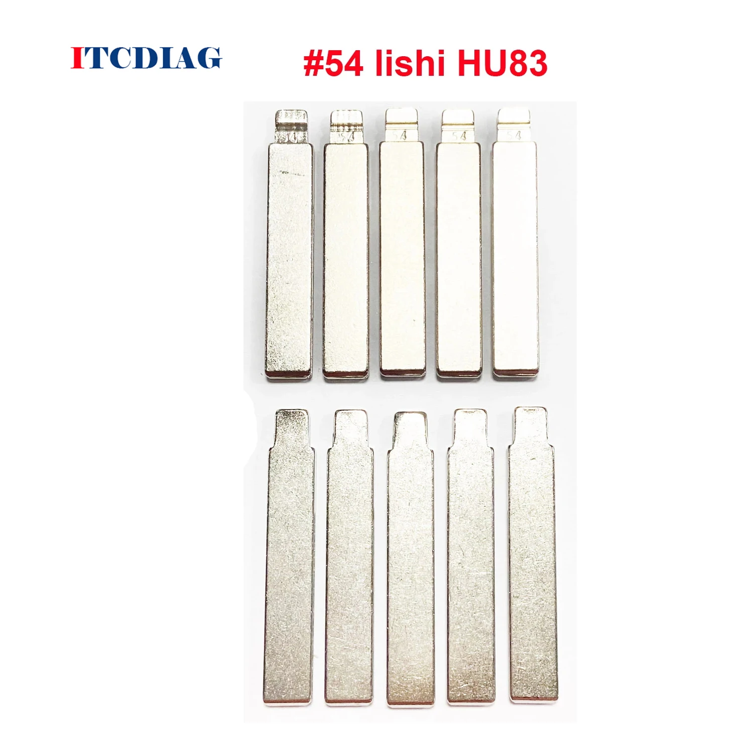 10 pcs/lot #54 lishi HU83 Metal Blank Uncut Flip KD/VVDI Remote Key Blade For Peugeot 301/307/308/408 Citroen C3/C4L/C5 For Car Key Blank Remote