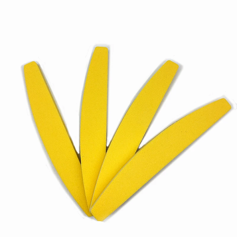 5Pcs/lot Half-Moon Shape Nail File Sponge Double Side Buffer Polishing Limas 100/180 Nail Files Set Manicure Art Beauty Art Tool