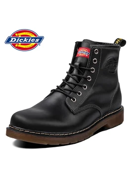 

Original Dickies Ankle Boots For Women Martin Female Winter Shoes Motorcycle Plush Warm Booties Plus And British Martin Boots