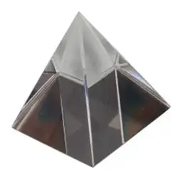 Пирамида кристалл Призма стол орнамент оптической формы стекло четыре стороны для оптического