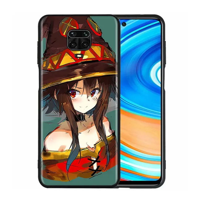 Capa de silicone para celular, capa de silicone de anime konosuba megumin  para xiaomi redmi note 10 10s 9 9c 9s pro max 9t 8t 8 7 6 5 pro 5a 4x 4 -  AliExpress