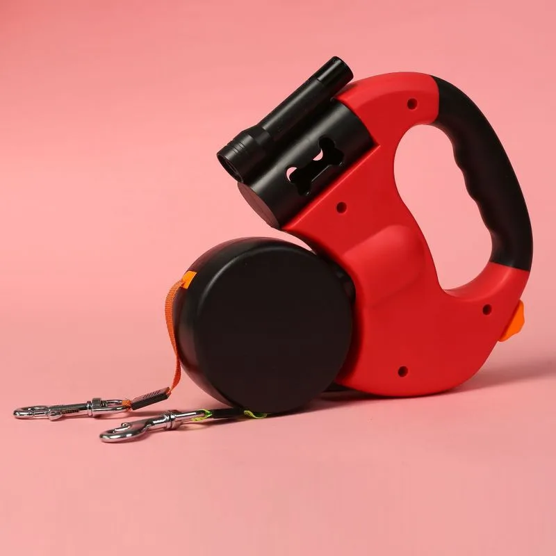 Retractable Dual Dog Leash (2)